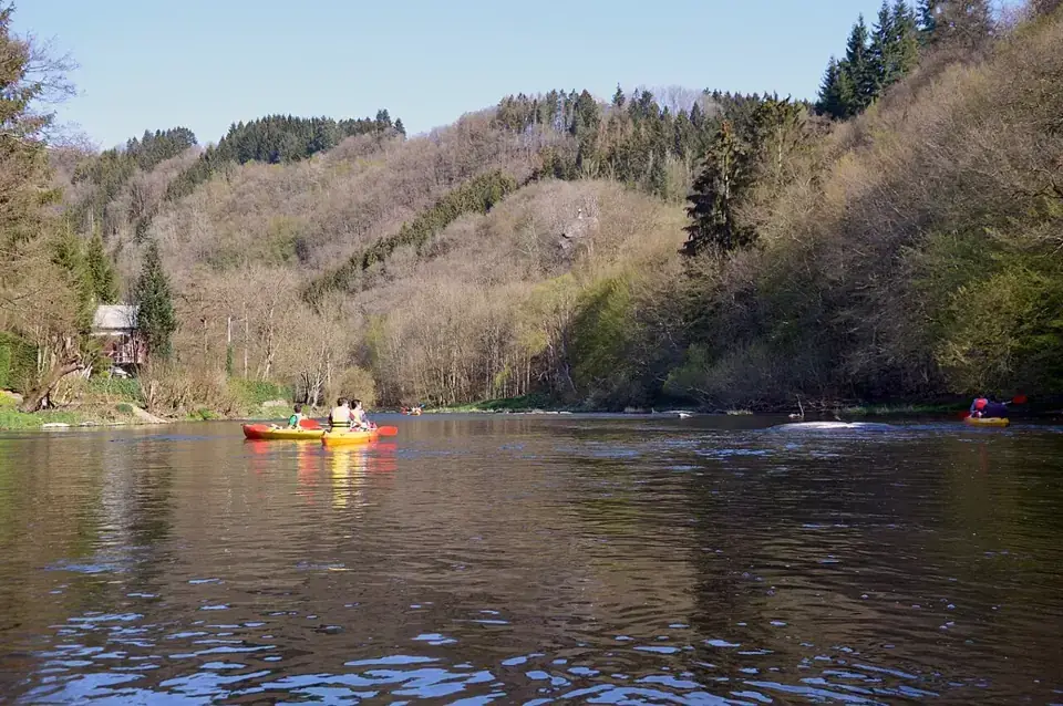 Kanoën op de Ourthe